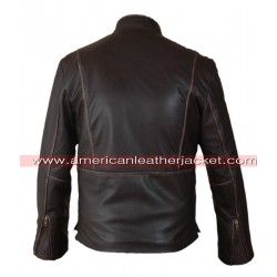 Tron Legacy Sam Flynn Distressed Brown Leather Jacket