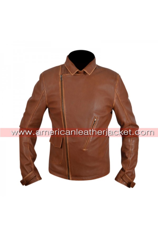Captain America Avenger Brown Leather Jacket