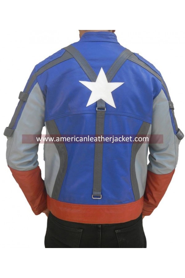 Captain America First Avenger Leather Jacket Captain America First Avenger Leather Jacket