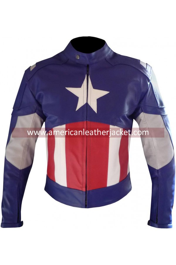 The Avengers Captain America Leather Jacket