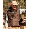 Kevin Costner Yellowstone John Dutton Brown Vest