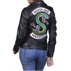 Riverdale Southside Serpents Leather Jacket For Women