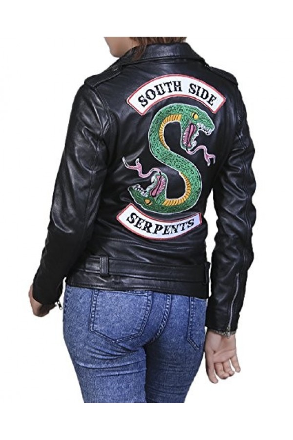 Riverdale Southside Serpents Leather Jacket For Women