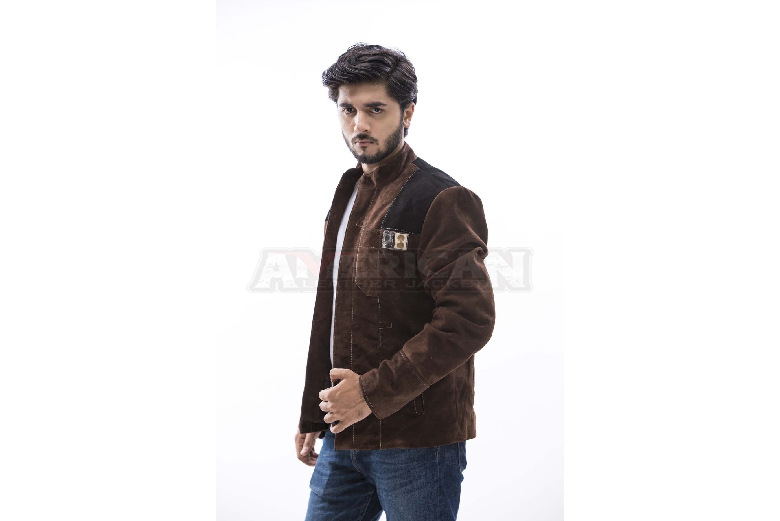 Han Solo A Star Wars Story Alden Ehrenreich Leather Jacket