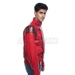 Akira Kaneda Red Leather Jacket