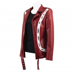 Ready Player One Art3mis Samantha Red Leather Jacket Ready Player One Art3mis Samantha Red Leather Jacket
