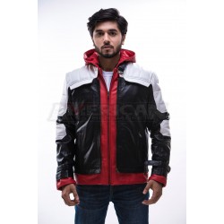 Arkham Knight Red Hood Leather Jacket