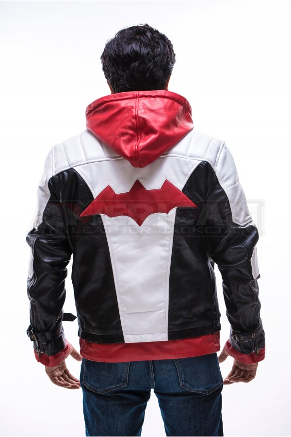 Batman Arkham Knight Red Hood Leather Jacket