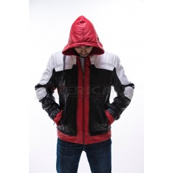 Arkham Knight Red Hood Leather Jacket