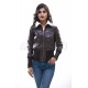 Bombshell Harley Quinn Bomber Leather Jacket