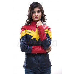 Captain Marvel Carol Danvers Leather Jacket