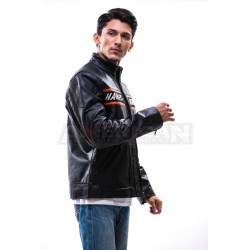 Bill Goldberg Harley Davidson Biker Jacket