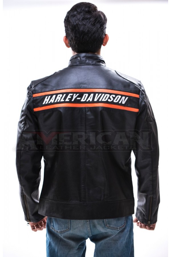 Bill Goldberg Harley Davidson Biker Jacket