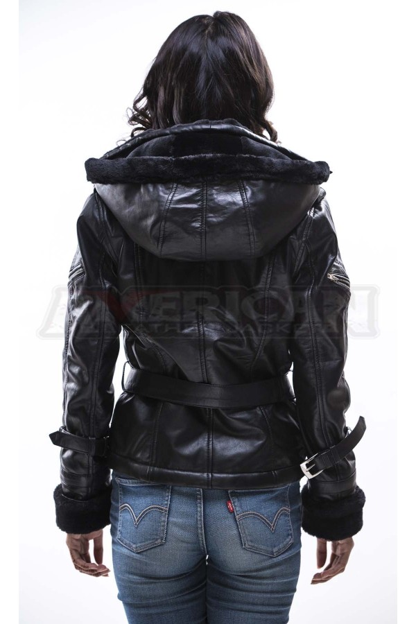 Emma Swan Black Leather Jacket