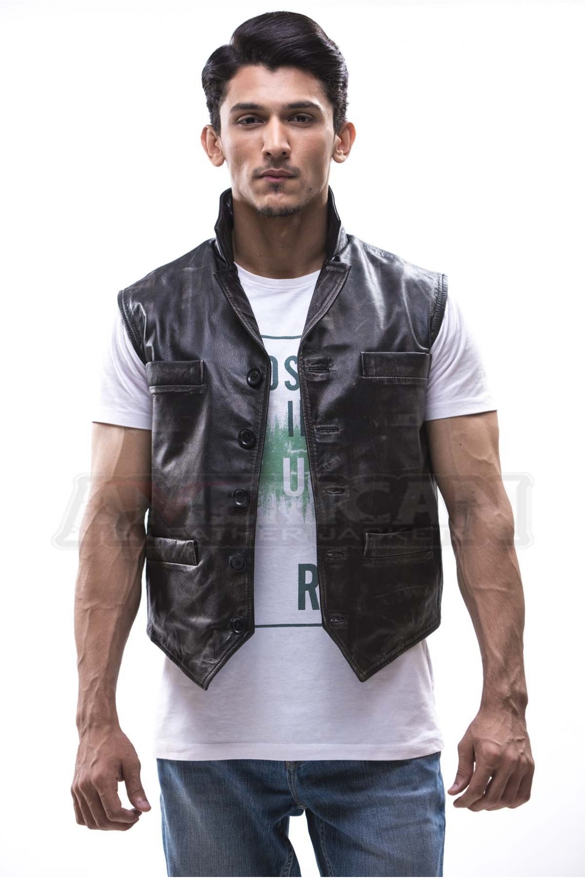 Hell on Wheels Cullen Bohannan Leather Vest for sale