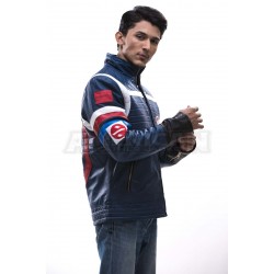 My Chemical Romance Party Poison Blue Leather Jacket