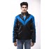 Nightwing Blue Stripe Leather Jacket