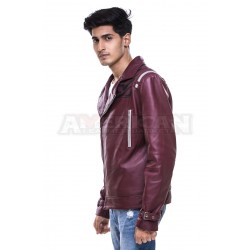 No More Heroes Red Leather Jacket