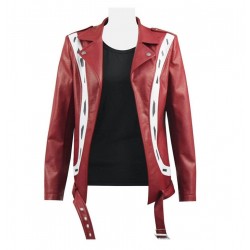 Ready Player One Art3mis Samantha Red Leather Jacket