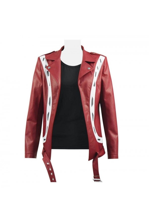 Ready Player One Art3mis Samantha Red Leather Jacket