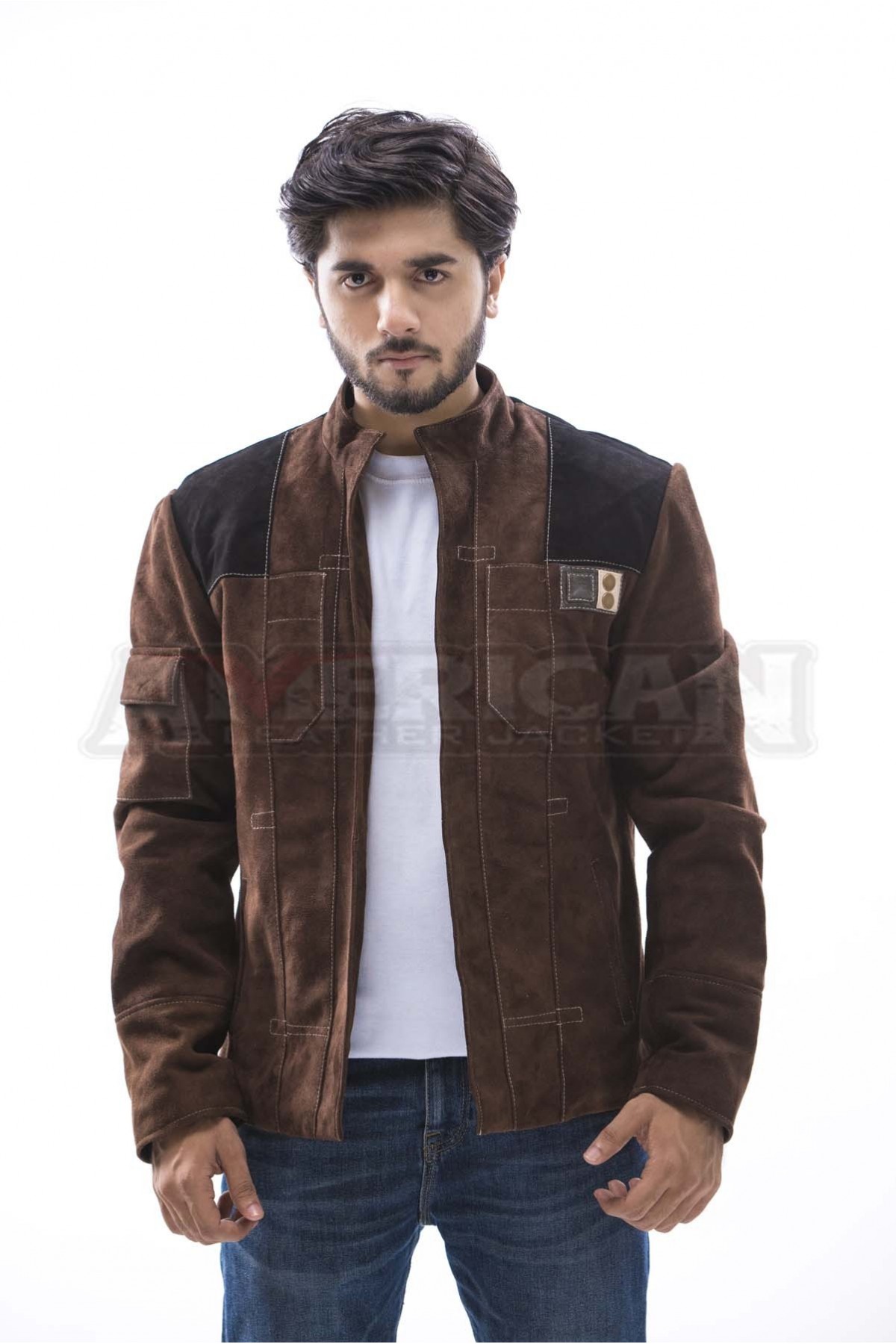 Han Solo A Star Wars Story Alden Ehrenreich Leather Jacket