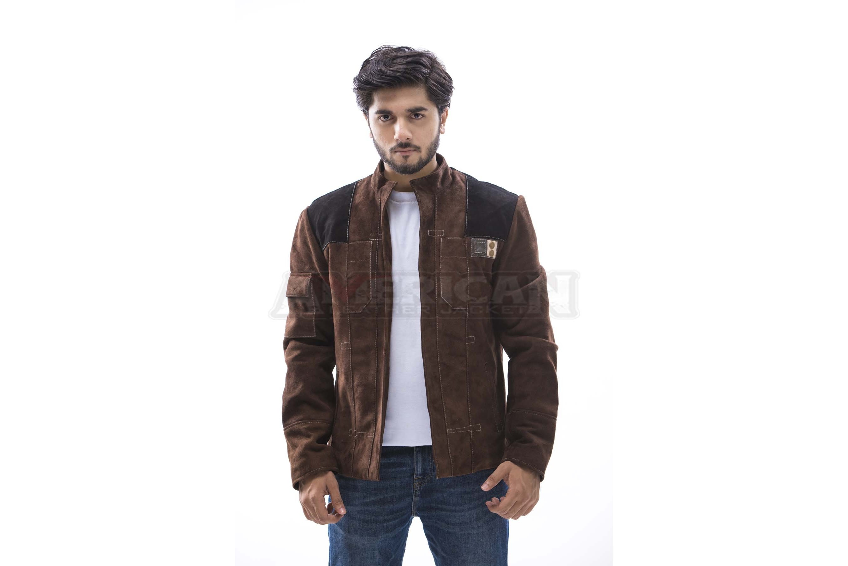 Han Solo A Star Wars Story Alden Ehrenreich Leather Jacket