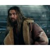 Aquaman Arthur Curry Fur Brown Distressed Leather jacket