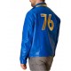 Vault Fallout 76 Blue Leather Jacket Vault Fallout 76 Blue Leather Jacket
