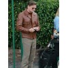 Leonardo DiCaprio Once Upon a Time in Hollywood Brown Leather Jacket