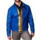 Vault Fallout 76 Blue Leather Jacket