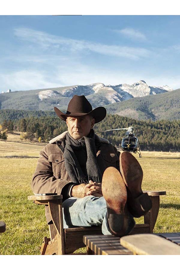 Yellowstone John Dutton Brown Corduroy Jacket