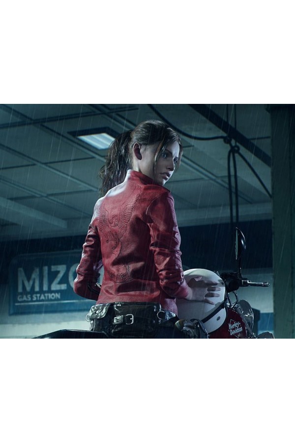 Resident Evil 2 Remake Claire Redfield Leather Jacket