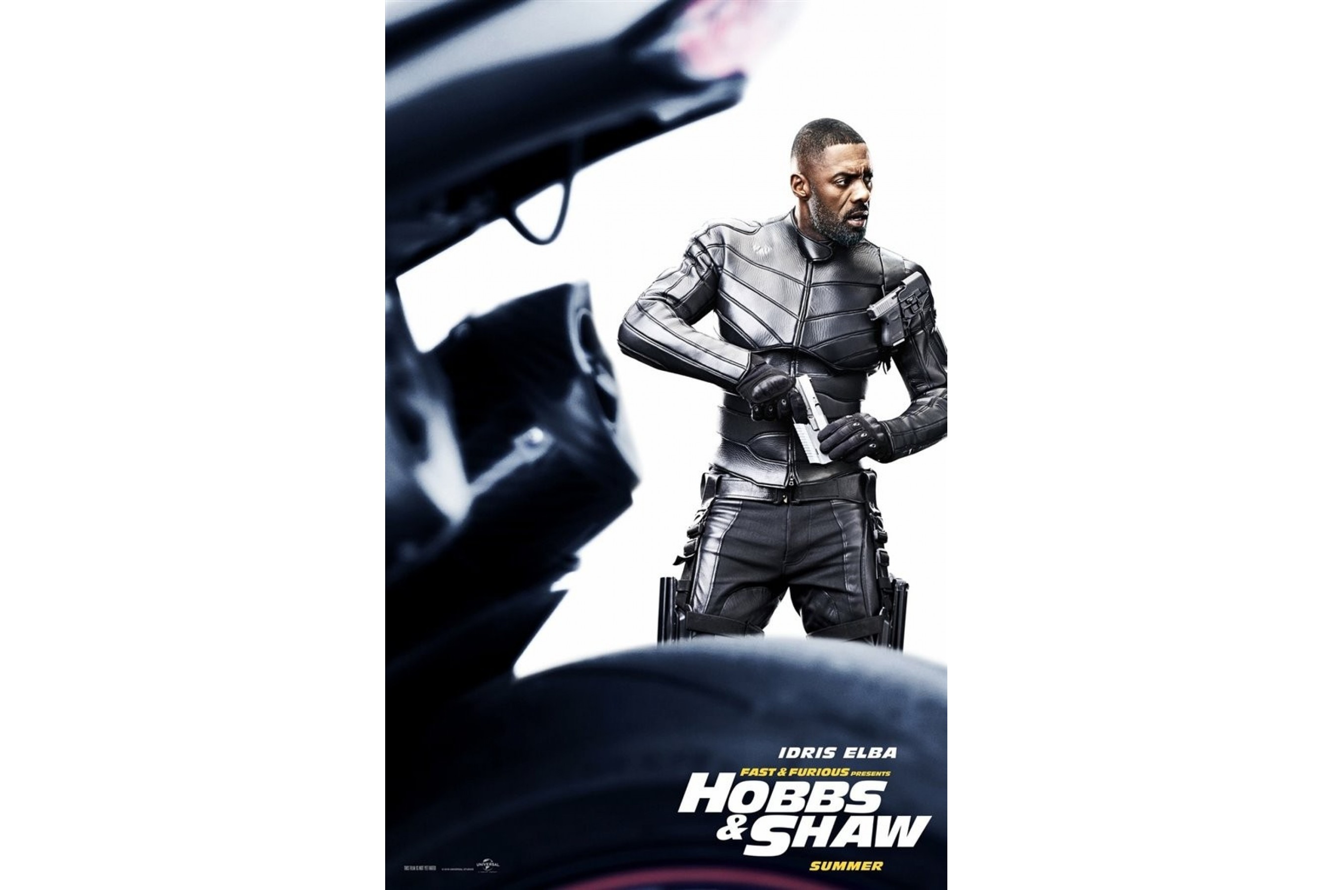 Idris Elba Fast and Furious Hobbs & Shaw Black Jacket