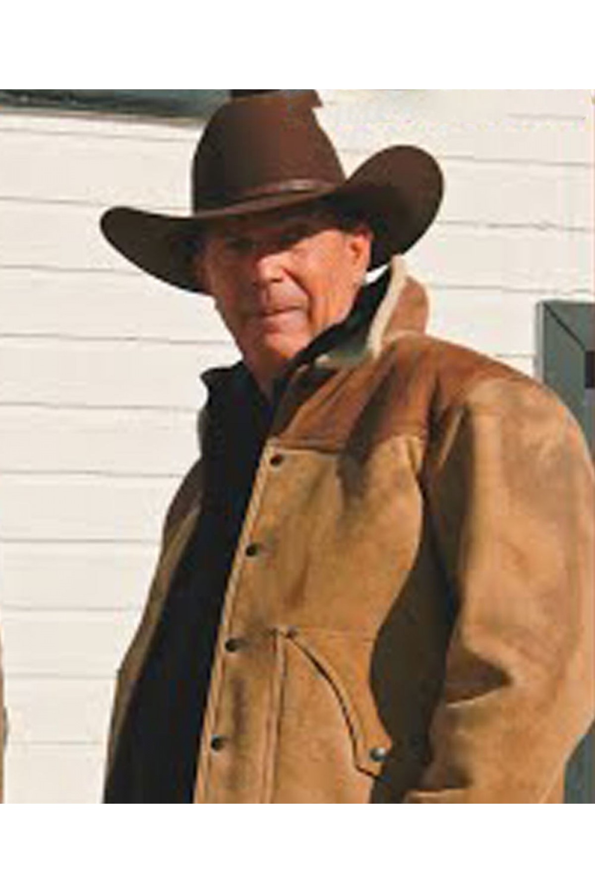 Kevin Costner Yellowstone John Dutton Season 3 Leather Jacket