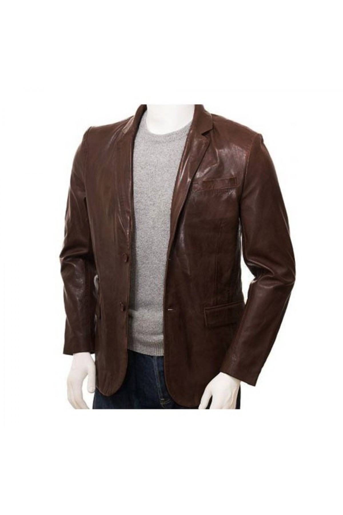 The Gentlemen Hugh Grant Brown Leather Jacket