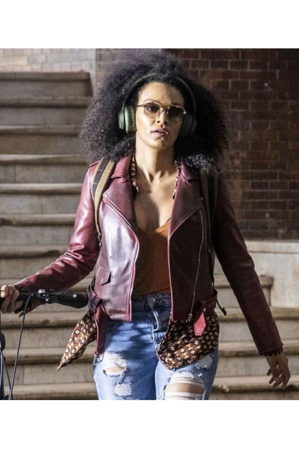 Queen Sono Pearl Thusi Leather Jacket