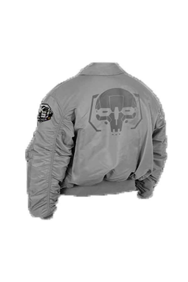 Battletech Mechwarrior Flight Grey Jacket