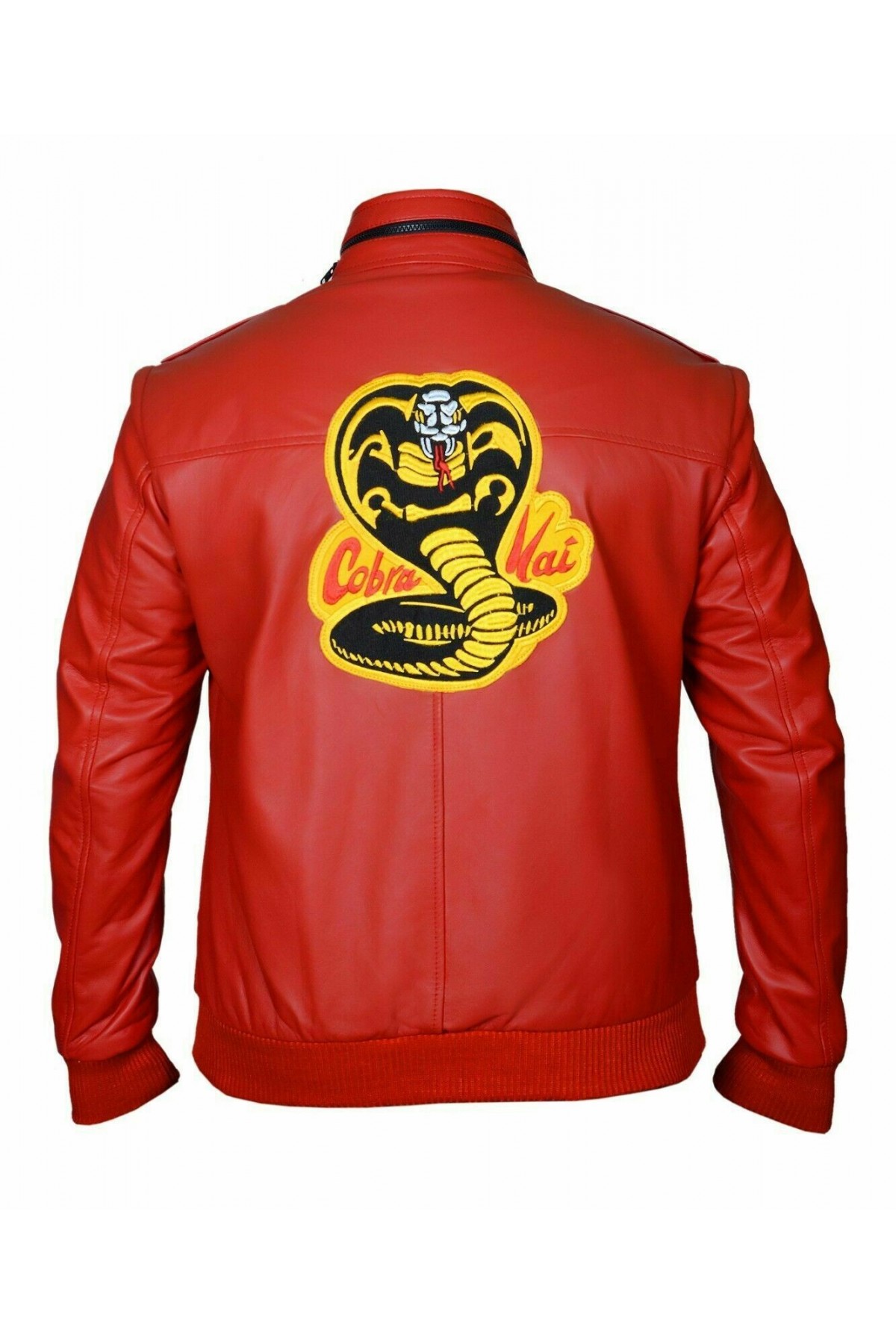 Karate Kid Cobra Kai Red Leather Jacket