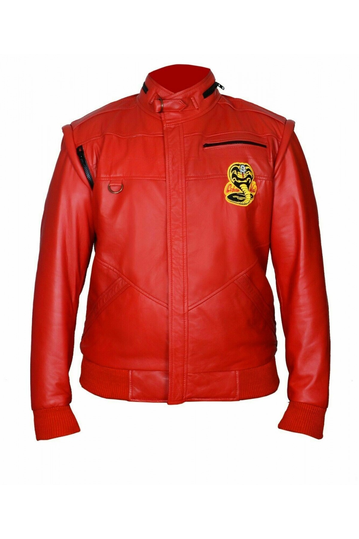 Karate Kid Cobra Kai Red Leather Jacket