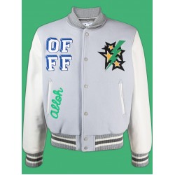 Lil Durk Off White Bomber Jacket