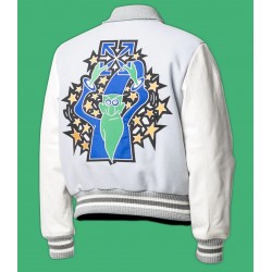 Lil Durk Off White Bomber Jacket