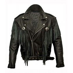 Nairobi Money Heist Fringe Leather Jacket – Inspired by Alba Flores