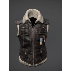 PUBG Shearling Leather Vest