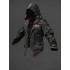 PlayerUnknown's Black Hooded Leather Jacket