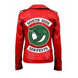 Southside Serpents Riverdale Red Leather Jacket