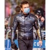 The Falcon And The Winter Soldier Blue Leather Jacket The Falcon And The Winter Soldier Blue Leather Jacket