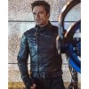 The Falcon And The Winter Soldier Blue Leather Jacket
