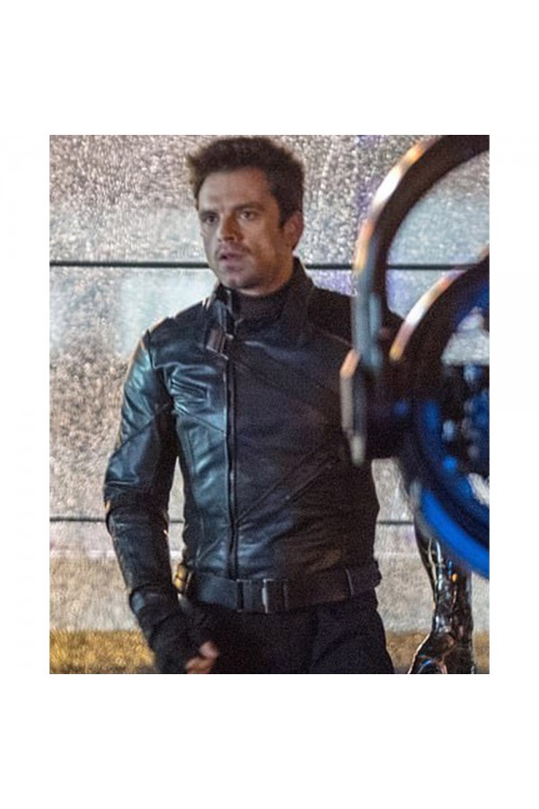 The Falcon And The Winter Soldier Blue Leather Jacket The Falcon And The Winter Soldier Blue Leather Jacket