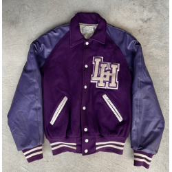 1970s Vintage Purple Varsity Jacket