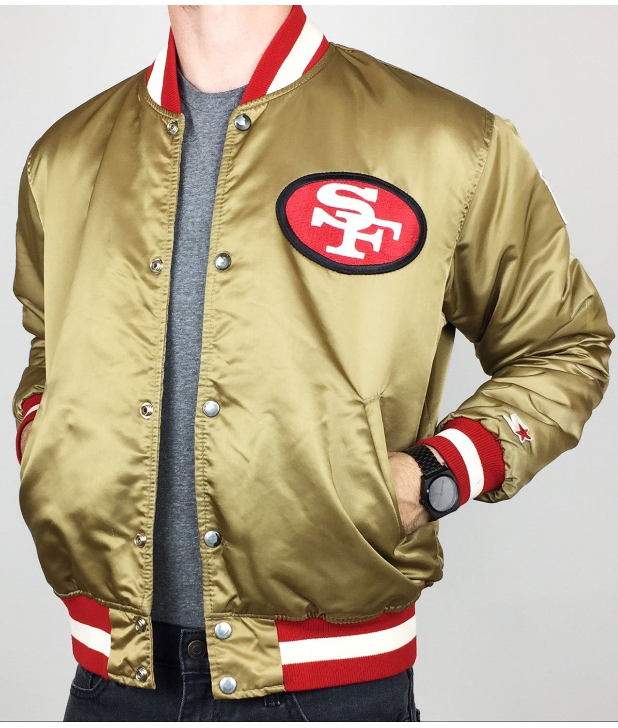 Nike Men's San Francisco 49ers Bomber Jacket - Macy's